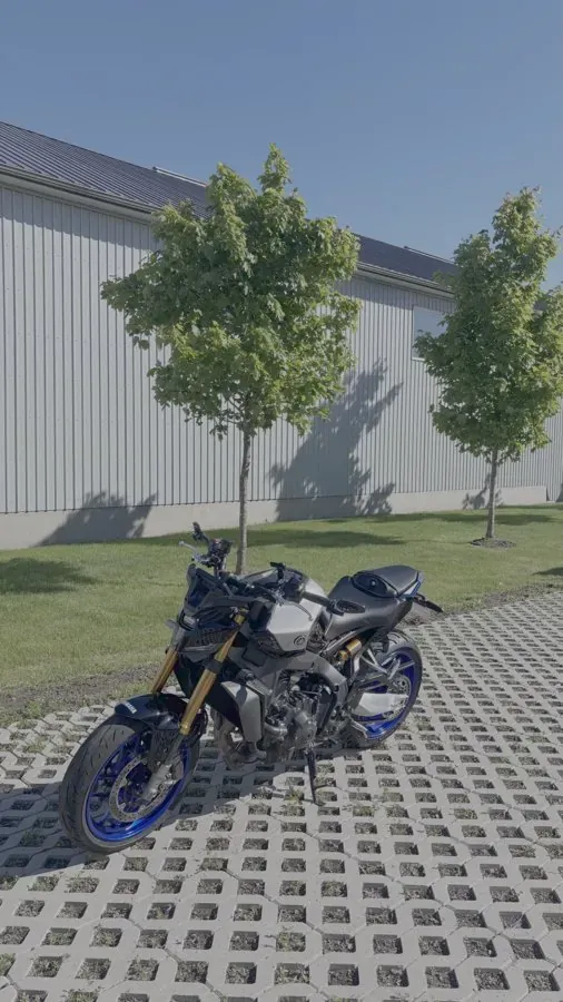 Yamaha MT-09 — lavage moto